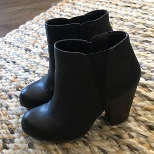 Black Heeled Booties